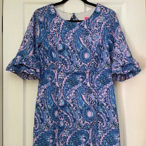 Lilly Pulitzer Ruffle Sleeved Dress